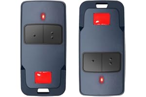 SUOXIOM 2pcs Telecomando per Porta del Garage per Mitto Cool C2, 2 Canali/Tasti, 433MHZ Telecomando Cancello sostituisce il telecomando per Mitto RCB02