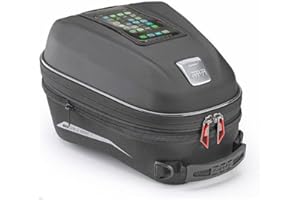 GIVI ST612 Tanklock Tank Bag, Thermoformed Expandable Bag, 15 Litres