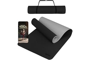 ‎ALPIDEX ALPIDEX Yogamatte rutschfest 190 x 61 x 0.6 cm | 190 x 90 x 0.6 cm E-Book Phthalatfreie Fitness TPE Matte Gymnastik Turnen Pilates Sport Yoga Trainingsmatte