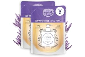 Panier des Sens Ricarica Sapone Liquido Mani di Marsiglia Lavanda - Sapone di Marsiglia 97% naturale Prodotto in Francia - 2x500ml Sapone mani ricarica vegan-friendly