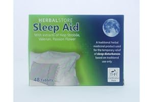 HERBAL STORE Sleep Aid Helps Sleep Insomnia Remedy 48 Tablets Sleep Disturbance Herbal Relief