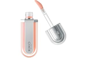 KIKO Milano 3D Hydra Xtreme Lipgloss 01, Brillo De Labios Hidratante Efecto Volumen 3D Extremo