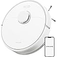 DREAME D9 Max Gen 2 Robot Vacuum Cleaner with Mop, 6000Pa Robot Vacuum Cleaner, LDS Navigation, Multiple Maps, Suitable for Floors/Carpets/Pet Hair, WiFi/Alexa/APP Control, White