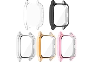 Schutzhülle kompatibel mit Garmin venu SQ2 Schutzfolie Gehaüse Abdeckung, Ultradünner Stoßfestes Displayschutz Schutz Hülle für Garmin venu SQ 2