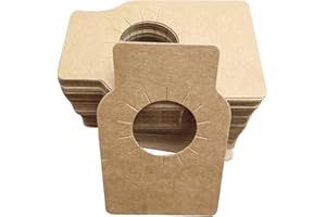 GIONAR 100Pcs Étiquettes de Bouteille de Vin, Étiquettes De Cave à Vin Kraft Paper, Étiquettes Bouteille Vin pour Marquer Le Millésime Et Le Type De Vin, pour Casiers à Vin Et Caves(Brun)