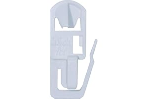 ‎RAUM² Klickfix 50 Gardinengleiter für Kunststoffschiene und Holzschiene - das Original - 20, 50, 100, 200, 400, 800, 1600 Stück (50 Stück)