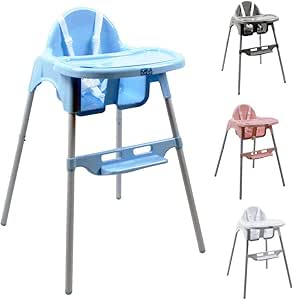 Monsieur Bebe Chaise Haute Enfant Reglable Hauteur Et Tablette 4 Coloris Norme Nf En149 Amazon Fr Bebe Et Puericulture