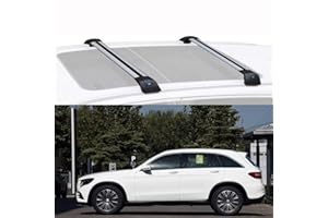 BDXZJ 2pack Universal Aluminio Baca Barras de Techo, para Mercedes B ENZ GLC 2016-2020 Portaequipajes Coche Barra Transversal de Equipaje de Carga Baca Aguanta hasta 100 Kg