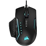 Corsair Glaive PRO RGB, Optical Gaming Mouse (18,000 DPI Optical Sensor, Interchangeable Grips, 3-Zone RGB Multi-Colour Backl
