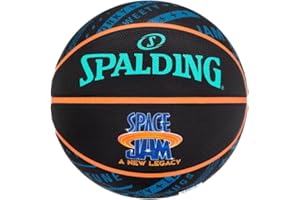 Spalding Space Jam Tune Squad Roster Ball 84540Z - Palline da basket, unisex, nero, 7 EU, 84540Z_7, colore: Nero