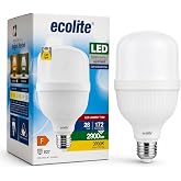 Ecolite Jumbo LED Ampul 28W (172W Eşdeğer) - E27 Duy, 3000K Sarı Işık, 2900 L&uuml;men, Enerji Tasarruflu LED Lamba, 149x100mm, AC