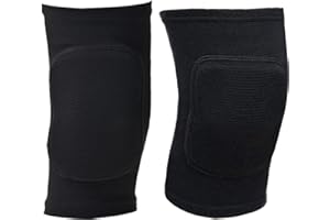 HOAAIGO Genouillères de Protection, Genouillère Sport, Protection Genoux, Protege-Genou Eponge, Genouillère Antidérapante pour Hommes, Femmes, Enfants, Soft Knee Pad pour Volleyball Course Danse Tennis (M)