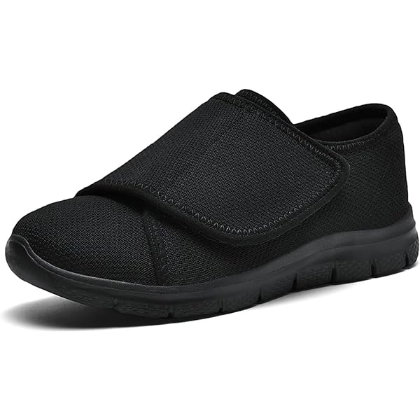 JOMIX Sloffen Dames Orthopedische Pantoffels met Klittenbandsluiting Lichte Ademende Muiltjes Gemaakt in Italië, ITD2447, Marine, 39 EU