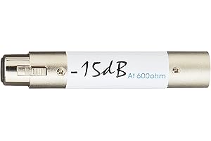 PROSIGNAL Adaptador Atenuador -15db Xlr - Precio por 1 cada uno