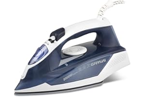 G3 Ferrari G40014 Opera Ferro da Stiro a Vapore, 2000 W, Piastra in Ceramica, Capacità 230cc, Colpo vapore 90 g/min, Funzione spray, Blu