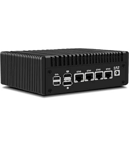HUNSN Micro Firewall Appliance, Mini PC, PFSense, Mikrotik
