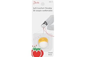 Dritz Soft Comfort Thimble-Small, Other, Multicoloured, 2.94x7.62x12.06 cm
