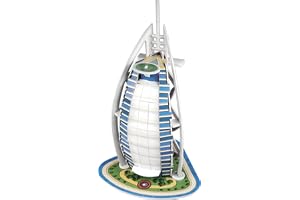 EXPLORA Burj al Arab-Pussel 3D-540018-17 Stycken-Monument-Nivå 2-Utan Lim eller Sax-Pedagogisk-Förenade Arabemiraten-Byggspel