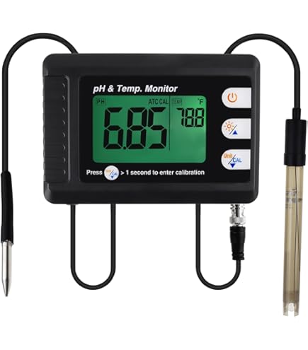 PeakTech 5310 A - PH-mètre Avec Sonde BNC Amovible - Pour Piscine, Aquarium, Laboratoire - Écran LCD