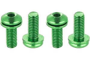 SHENZHENSHISHILILANTIANKEJIYOUXIANGONGSI CNC Viti Portaborraccia per Bici，M5*12mm MTB Viti Portaborraccia（Rosse/Blu/Arancio/Verde/Colore）