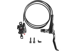 ZTZ MT200 MTB Hydraulic Disc Brakes Set Left Front 800mm Right Rear 1550mm Mountain Bike Hydraulic Brake Mountain Bike Bicycle Disc Brake 2 Piston (MT200 Right Rear)