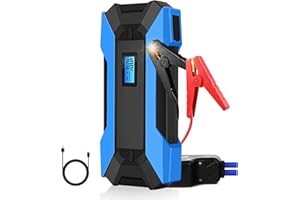 CKABELLY Jump Starter Power Pack (Up to 9.0L Gas,7.0L Diesel), 2000A Car Battery Booster Jump Starter
