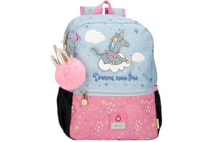 Enso Dreams come true Mochila Preescolar Adaptable a Carro Multicolor 25x32x12 cms Poliéster