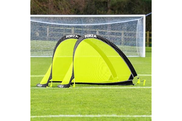 FORZA But de Football Pop-Up Flash – Mini Cage de Foot Pliable pour Enfants, Jardin & Entraînement