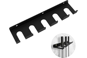 VANROUG Heavy Duty Barbell Storage Rack, Vertical Hanging Barbell Rack, Wall Mounted Barbell Holder, Olympic Wall Mount Barbell Holder Space Saving Bar Holder Suitable for Garage, Gym, Home Fitness