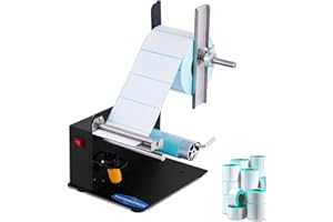 YUCHENGTECH Dispensador de Etiquetas Automatico Dispensador Etiquetas Pelador Automático de Etiquetas 6 Pulgadas/Segundo Ancho de la Etiqueta 106mm para Etiquetas Autoadhesivas/PET/PVC