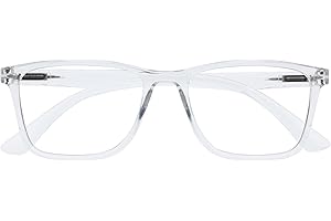 OPULIZE NYX Lunette anti lumiere bleue femme & homme - Lunette Loupe Ecran/Gaming - Anti-éblouissement, UV400, Légère - Rectangulaire