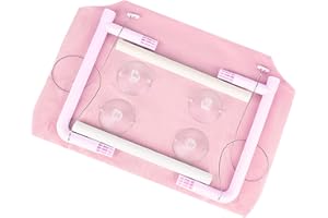 TITA-DONG Cat Window Hammock Seat, Cat Perch, Cat Bed Window, Cat Window Hammock Window Perch, Safety Cat Shelves Space Saving Window Mounted Cat Seat for Window Perch for Large Indoor Cats(Pink)