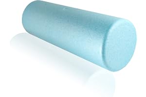 CALMA DRAGON Calm Dragon Foam Roller - Rullo Pilates Lunghezza 45 cm, diametro 15 cm, materiale ad alta densità e peso ridotto. Miglior rullo di schiuma per lo yoga, il fitness e il mal di schiena.… (Nero)