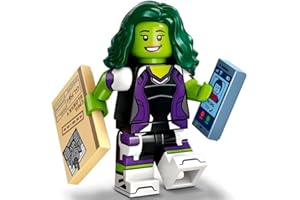 LEGO Marvel Series 2 Minifigura: She-Hulk con capa maléfica LEGO púrpura - Superhéroes 71039