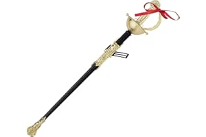 Dress Up America Ornate Musketeer Sword And Sheath - Halloween Costume Accessory Prop - Role Play Ornate Ninja Toy Sword For Kids to Play