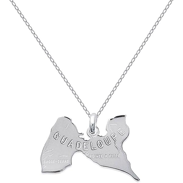 Acheter Pendentif Carte Italie En Argent - Chaîne En Option