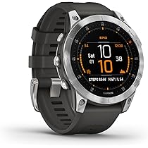 Garmin Epix (Gen 2) Smartwatch GPS Gray/Silver, 1.3