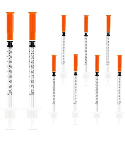 Produktbild von LINKFAR 50 Stück 1ml Spritzen Mit 30G Nadel (0,3 X 8 Mm) – Einzeln Verpackt, Mit Skala, Deutsche Marke – Ideal Für Labor, Kleber, Tinte & Co.