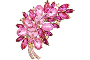 FAIRYGATE Anti Exposure Fixed Brooches Women Unisex Vintage Rhinestone Office Party Brooch Pins Lapel Pin Dress Suit Accessories Boutonniere