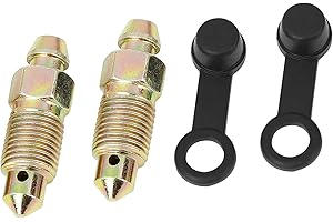 A ABSOPRO Moto M10x1mm Banjo Bullone Spurgo Bullone Vite con Cappuccio(Set 2)