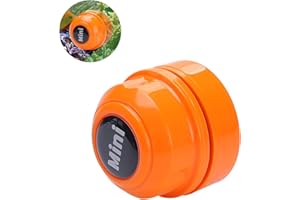 TOWEAR mini spazzola magnetica per acquario, detergente per acquario, detergente per vetri per acquario, mini magnete portatile resistente, pulizia per la rimozione di acquari e alghe (arancione)