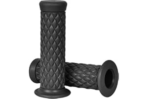 TOLENRE Vintage Motocross Grip,22mm Universal Motorrad Lenker Griffe, Motorrad Hand Griffer Moped Griffe,Motorrads Griffer Anti-Rutsch Motorrads Handle Grips Kompatibel Harley 883 CG125 Prinz CB400