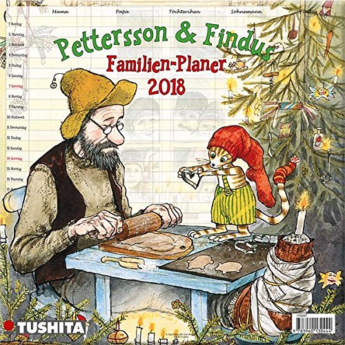 Pettersson & Findus - Familien Planer 2018: Kalender 2018 (Media Illustration)