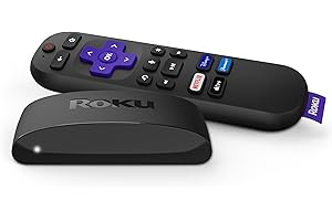 Roku Express 4K+ 2021 | Streaming Media Player HD/4K/HDR with Smooth Wireless Streaming and Roku Voice Remote with TV Controls, includes Premium HDMI?Cable