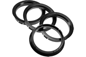 RKC 4X Zentrierringe 72,5 x 63,4 mm schwarz Felgen Ringe Made in Germany