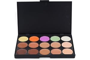 JasCherry Palette correcteur crème de camouflage 15 couleurs - cosmétique Camouflage Crème de Professionnelle Set Kit #3