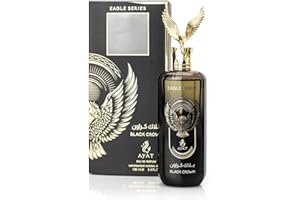 AYAT PERFUMES Eau de Parfum EAGLE SERIES 100ml EDP Orientale Arab – Pour Homme et Femme – Senteur Arabian Fabriqué à Dubaï Inspiré par l’Aigle Le Roi Des Oiseaux - (Black Crown)