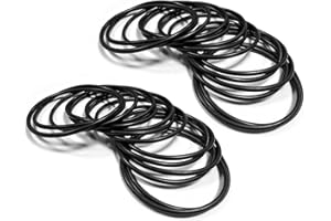 Othmro Lot de 20 Joints Toriques en Caoutchouc, Joint Torique en Nitrile, Joints Toriques Universels, Joint d'étanchéité en Caoutchouc Nitrile, Joints Toriques pour Porte, Fenêtre, Roulement, Pompe