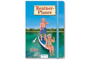 TRÖTSCH - Buchkalender Rentnerplaner 2026: Taschenkalender Geschenkkalender