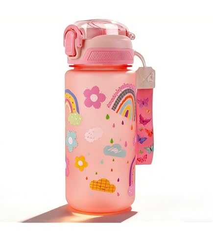 Bouteille d'eau pour enfants avec porte-clés - Bouteille d'eau sans BPA